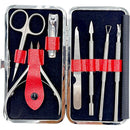 Dural Manicure Pedicure Kit Red SE-202 3oz Grooming Tools Pasteur Pharmacy 