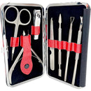 Dural Manicure Pedicure Kit Red SE-202 3oz Grooming Tools Pasteur Pharmacy 