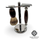 Shaving Set (Brush, Razor, and Stand) - by Barberians Copenhagen (Used) Shave Kit MM Consigns (VE) 