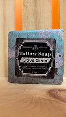 Citrus Clean Tallow Soap Bath Soap Bumble Holler Farm 