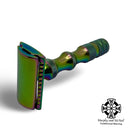 Multi Color Razor with WC8 84 Handle & Closed Comb - by West Coast Shaving (Pre-Owned) Safety Razor MM Consigns (SW) 