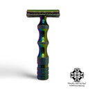 Multi Color Razor with WC8 84 Handle & Closed Comb - by West Coast Shaving (Pre-Owned) Safety Razor MM Consigns (SW) 