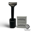 Supply Single Edge Razor (Matte Black) with 3 Settings and Stand (Pre-owned) Safety Razor Murphy & McNeil Pre-Owned Shaving 