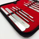 Dural Manicure/ Pedicure/Facial Complete Kit with Leather Case Stainless Steel (Grade A+) Grooming Tools Pasteur Pharmacy 