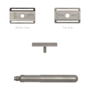 Masamune Nodachi Titanium Safety Razor (Matte Closed Comb) - by Tatara Razors Safety Razor Tatara Razors 