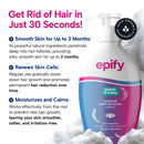 Epify Underarm Care Set, Hair Removal Cream, Glutathione Shot &amp; 3-in-1 Roll-On, 3-Step Underarm Routine