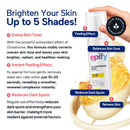 Epify Glutathione Shot, Exfoliating Treatment for Face and Body, Deep Skin Renewal with Glutathione &amp; Arbutin, 2.54 Fl Oz