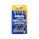 Gillette Blue3 Comfort Disposable Razors for Men - 8 Pack, Smooth Shave, Comfort Design, Travel Friendly