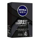 Nivea Men Shaving, Deep Impact Comfort After Shave Lotion Aftershave Splash Dista 