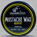 Absinthe Mustache Wax Beard & Mustache Wax Prohibition Soap 