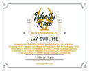 Lav Sublime After Shave Balm Aftershave Balm WhollyKaw 