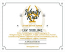 Lav Sublime After Shave Toner Aftershave Splash WhollyKaw 
