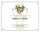 Pasha's Pride After Shave Toner Aftershave Balm WhollyKaw 