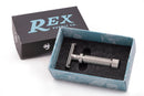 Ambassador Adjustable Stainless Steel DE Safety Razor (Choose Style) - Rex Supply Co. Safety Razor Rex Supply Co. 