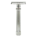 Ambassador XL Adjustable DE Safety Razor (Choose Style) - by Rex Supply Co. Safety Razor Rex Supply Co. Deluxe Rhodium 