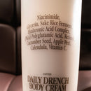 Daily Drench Body Cream | Cuffed Lotion Laurel Bath House 