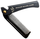 2-in-1 Folding Ox Horn Comb Beard Combs and Brushes Badass Beard Care 