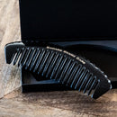 Wide Tooth Ox Horn Comb Beard Combs and Brushes Badass Beard Care 