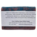 Natural Goat Milk Soap | Exfoliating Scrub | Blueberry Cobbler Bath Soap Fern Valley Soap 
