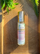 Kitty Karma Studio: Enchanted perfume roller on wooden board