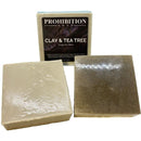 Clay and Tea Tree Soap for Men Bath Soap Prohibition Soap 