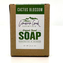 Cactus Blossom Organic Bar Soap 5.4oz Bath Soap Cimarron Creek Essentials Full Bar 