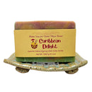 Natural Goat Milk Soap | Caribbean Delight Detoxifying Sea Kelp Scrub Bath Soap Fern Valley Soap 