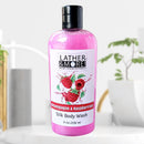 Champagne and Raspberries Silk Body Wash Body Wash Lather and More! 