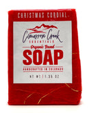 Christmas Cordial Organic Bar Soap 5.4oz Bath Soap Cimarron Creek Essentials Travel Bar 