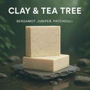 Clay and Tea Tree Soap for Men Bath Soap Prohibition Soap 