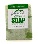 Coconut Lime Verbena Organic Bar Soap 5.4oz Bath & Body Cimarron Creek Essentials Travel Bar 