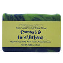 Handmade Goat Milk Soap | Hydrating With Antioxidants | Tropical Coconut & Lime Verbena Scent Bath Soap Fern Valley Soap 