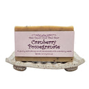 Natural Goat Milk Soap | Exfoliating Scrub | Cranberry Pomegranate Bath Soap Fern Valley Soap 