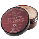 Mango Butter Shave Soap for Shaving, Crimson Red™ with Honey and Rose Clay Shaving Soap The Sudsy Soapery Natural Products, LLC 