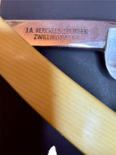 Straight Razor Shave Ready ~ J.A. Henckels Friodur 17 Inox Solingen On a Blue/Black Arkansas Edge