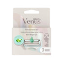 Gillette Venus Satin Care Replacement Razor Blades for Women - 3 Count Pack - Smooth Shaving Experience