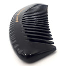 Wide Tooth Ox Horn Comb Beard Combs and Brushes Badass Beard Care 