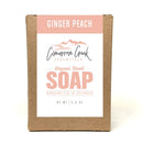 Ginger Peach Organic Bar Soap 5.4oz Bath Soap Cimarron Creek Essentials Full Bar 