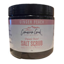 Ginger Peach Organic Salt Scrub Body Wash Cimarron Creek Essentials 22oz 