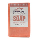 Ginger Peach Organic Bar Soap 5.4oz Bath Soap Cimarron Creek Essentials Travel Bar 