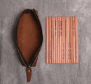 The Paavo Leather Pen Case | Leather Makeup Pouch STEEL HORSE LEATHER 
