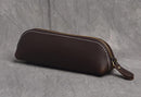 The Paavo Leather Pen Case | Leather Makeup Pouch STEEL HORSE LEATHER 