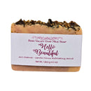 Natural Goat Milk Soap | Exfoliating Scrub | Hello Beautiful AM Cleanse Bath Soap Fern Valley Soap 
