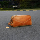 The Nomad Toiletry Bag | Genuine Leather Travel Toiletry Bag Cases and Dopp Bags STEEL HORSE LEATHER 