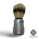 Omega 81 Boar Bristle Shaving Brush, Faux Chrome Beehive Handle (Pre-Owned) Shaving Brush Murphy & McNeil Pre-Owned Shaving 