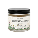 Kitty Karma Studio: Botanical Oats face mask jar with black lid