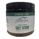 Ginger Lime Organic Salt Scrub Body Wash Cimarron Creek Essentials 22oz 