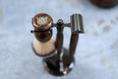 Walnut Wood Hand Crafted Shave Set with Gunmetal Safety Razor Shaving Kit CreationsByWill 