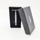Dural Eyan Chrome Double Edge Safety Razor + Pouch Cartridge Razor Pasteur Pharmacy 