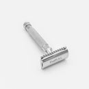 Dural Eyan Chrome Double Edge Safety Razor + Pouch Cartridge Razor Pasteur Pharmacy 